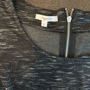 Maurices Charcoal and Silver Casual Dress